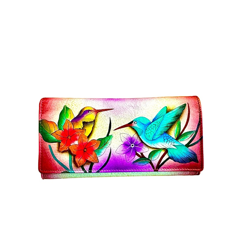 ANNA BY ANUSCHKA THREE FOLD ORGANIZER WALLET